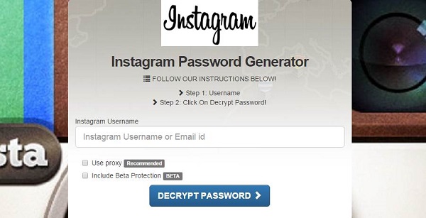 instagram password and username hack